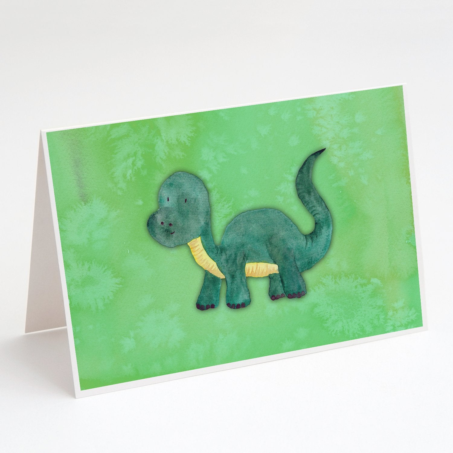 Buy this Brontosaurus Watercolor Greeting Cards and Envelopes Pack of 8