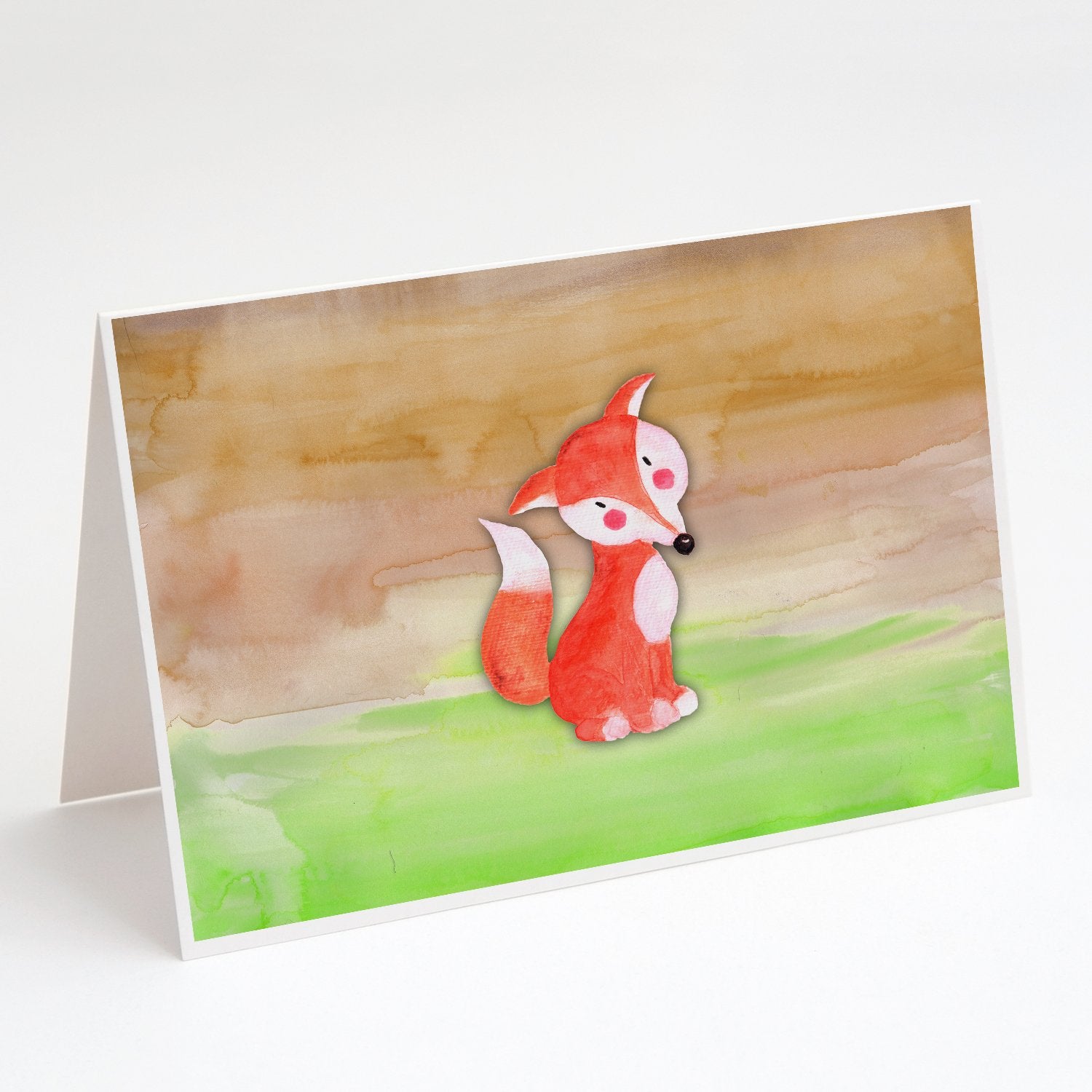 Buy this Fox Watercolor Greeting Cards and Envelopes Pack of 8