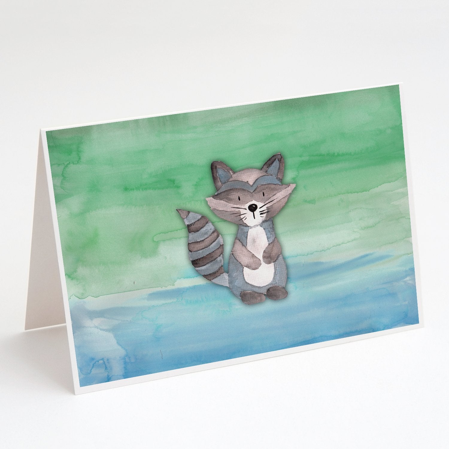 Buy this Raccoon Watercolor Greeting Cards and Envelopes Pack of 8