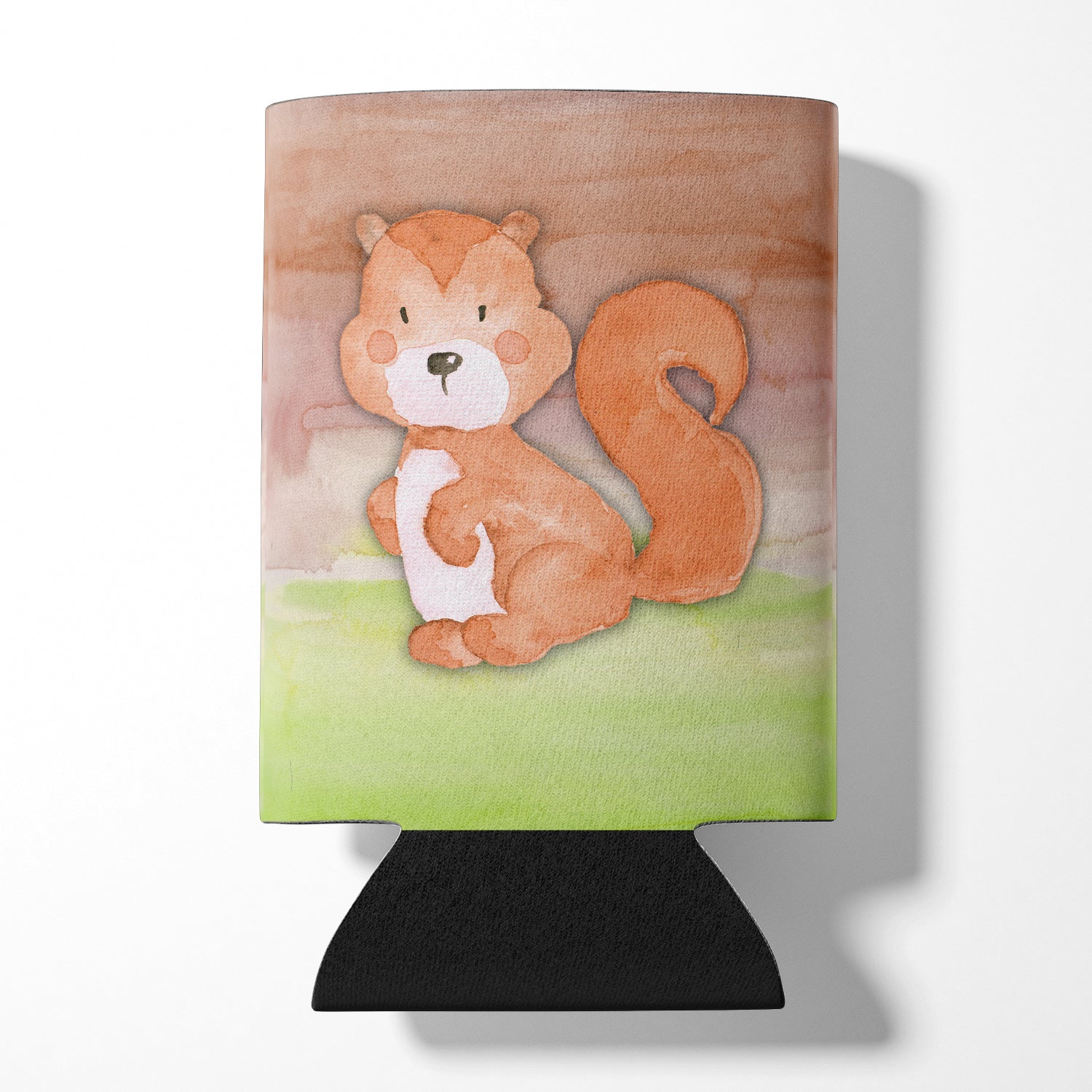 Squirrel Watercolor Can or Bottle Hugger BB7439CC