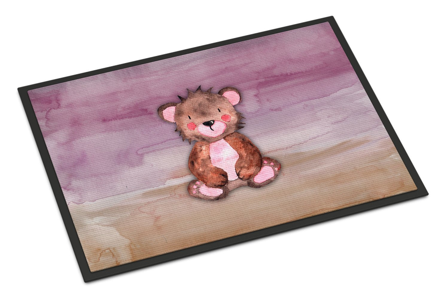 Bear Cub Watercolor Indoor or Outdoor Mat 24x36 BB7441JMAT by Caroline's Treasures