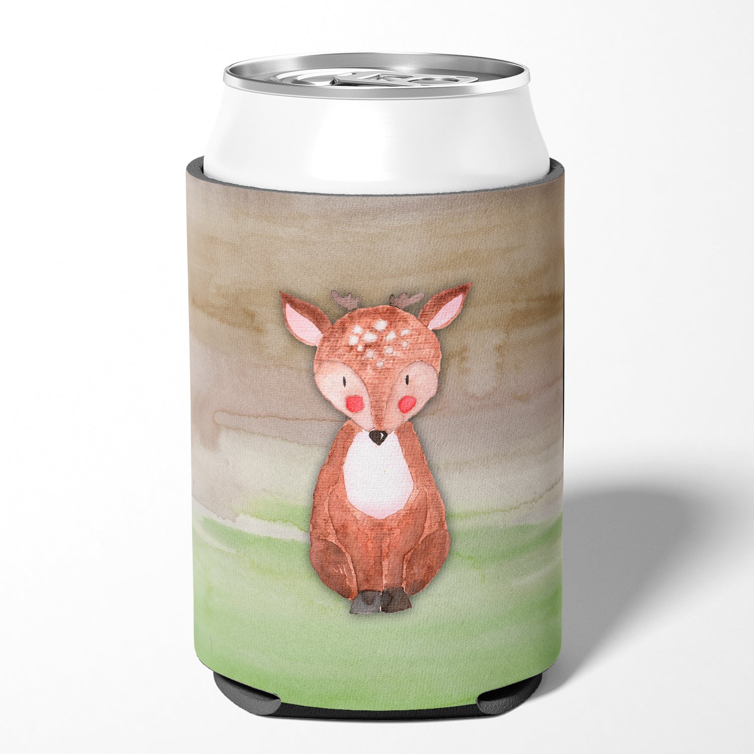 Baby Deer Watercolor Can or Bottle Hugger BB7442CC