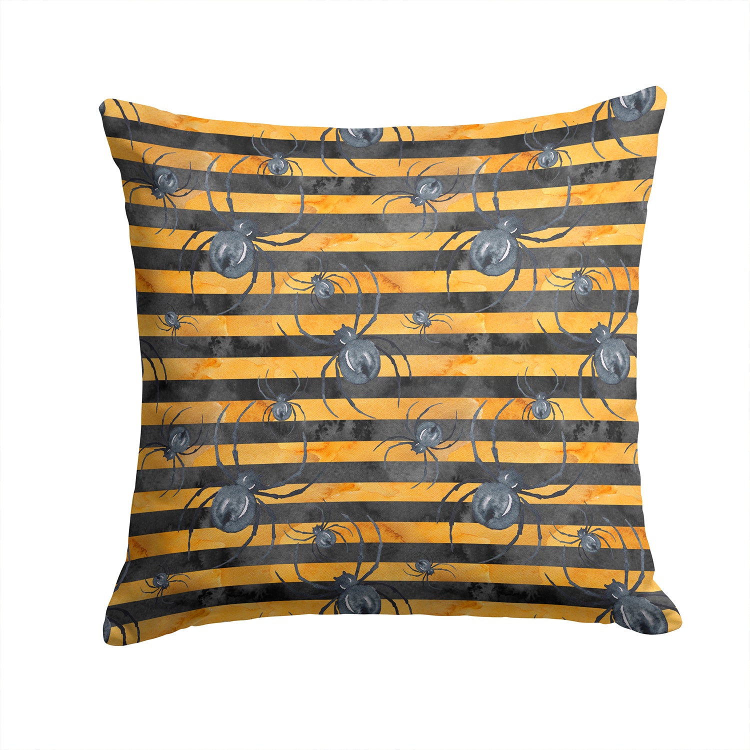 Watecolor Halloween Spiders Fabric Decorative Pillow BB7526PW1414 - the-store.com