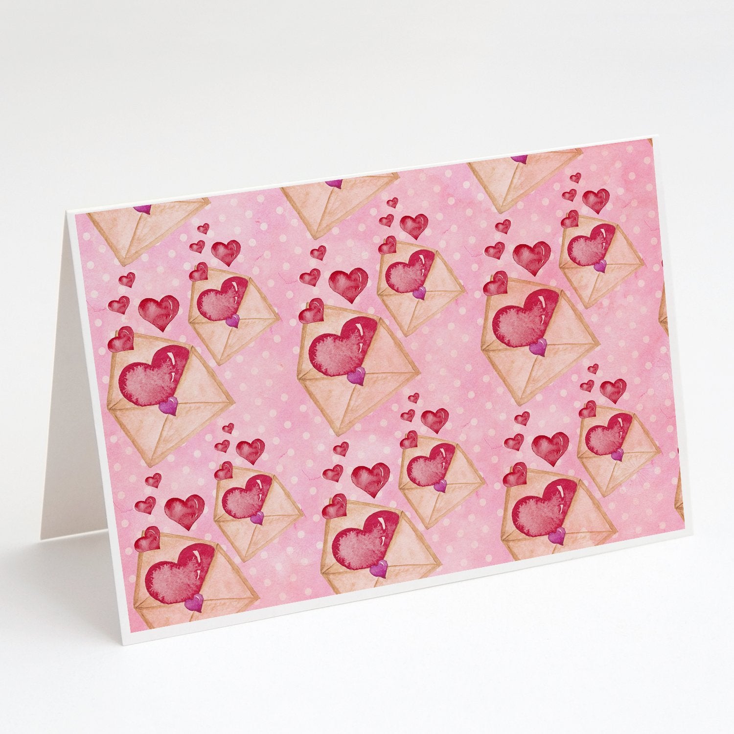 Buy this Watercolor Pink Love Letter Greeting Cards and Envelopes Pack of 8
