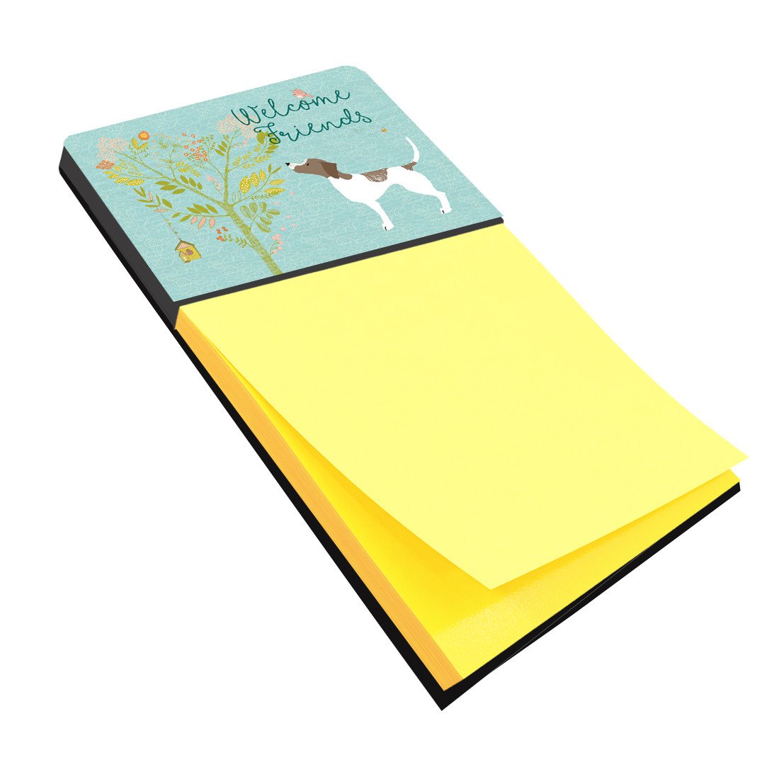 Welcome Friends Pointer Sticky Note Holder BB7598SN by Caroline's Treasures
