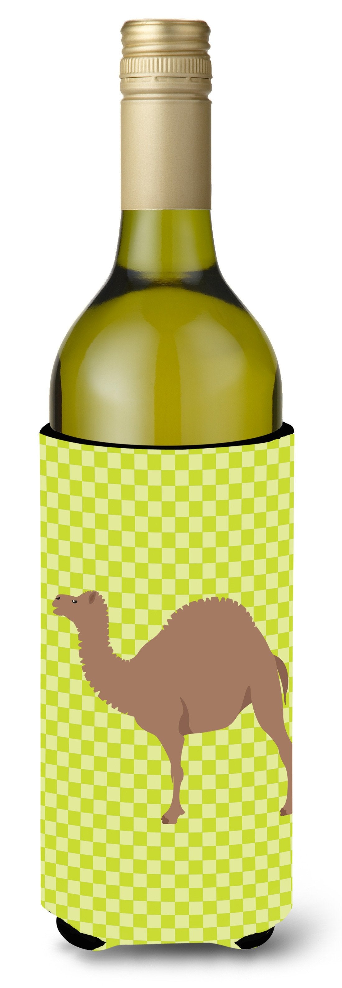 F1 Hybrid Camel Green Wine Bottle Beverge Insulator Hugger BB7645LITERK by Caroline's Treasures