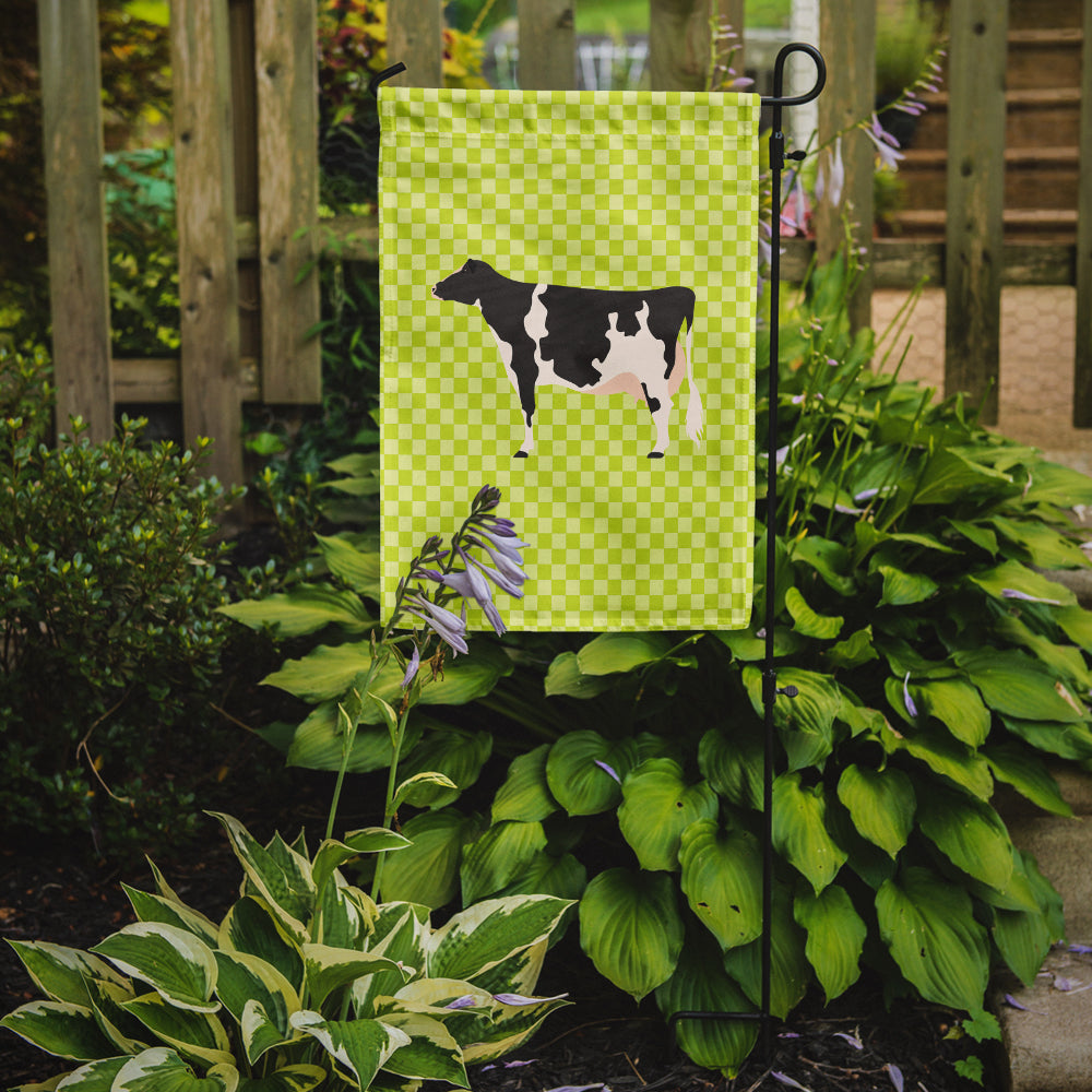 Holstein Cow Green Flag Garden Size