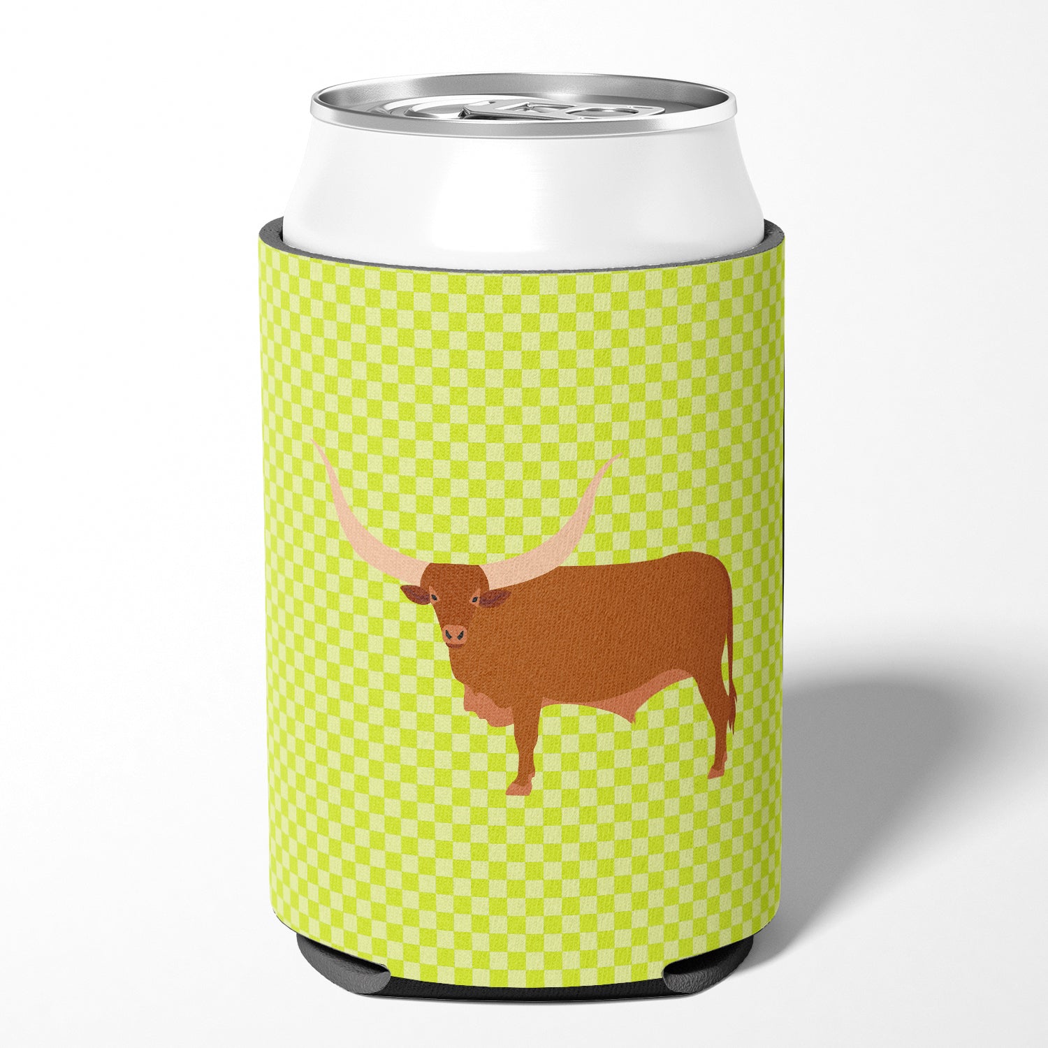 Ankole-Watusu Cow Green Can or Bottle Hugger BB7649CC
