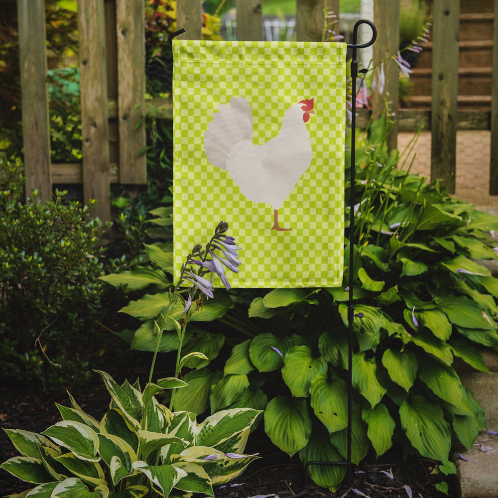 Leghorn Chicken Green Flag Garden Size