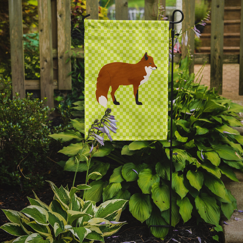 Red Fox Green Flag Garden Size