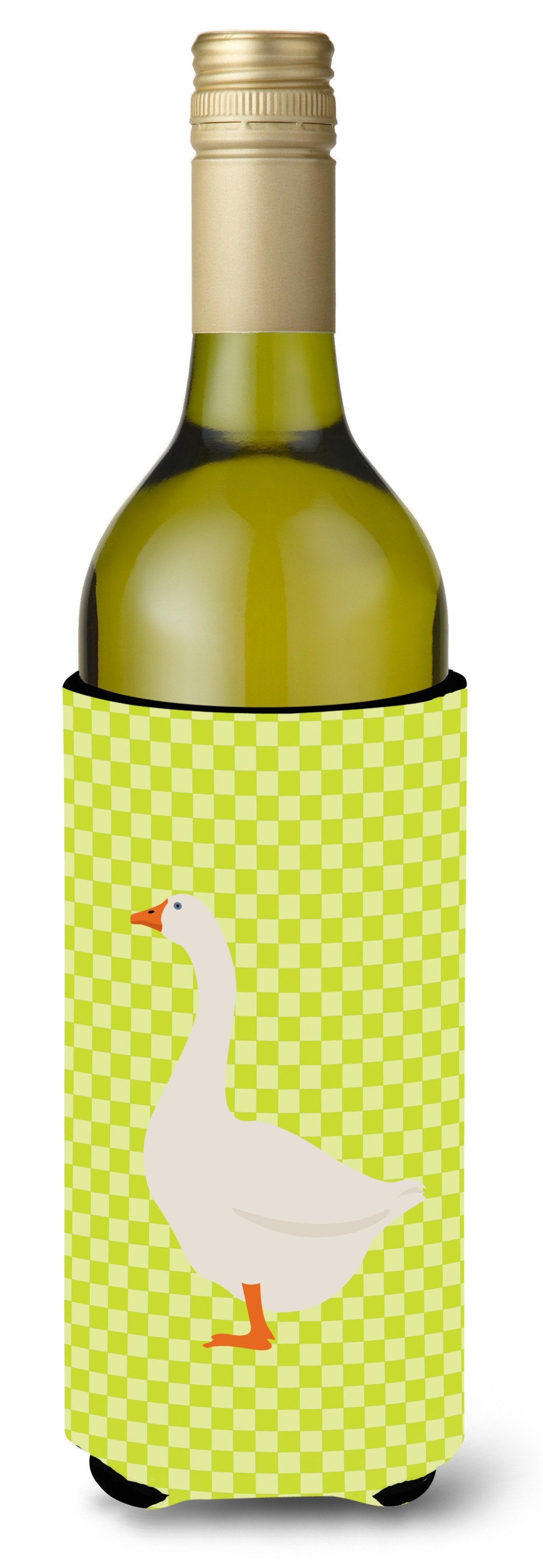 Embden Goose Green Wine Bottle Beverge Insulator Hugger BB7718LITERK by Caroline's Treasures