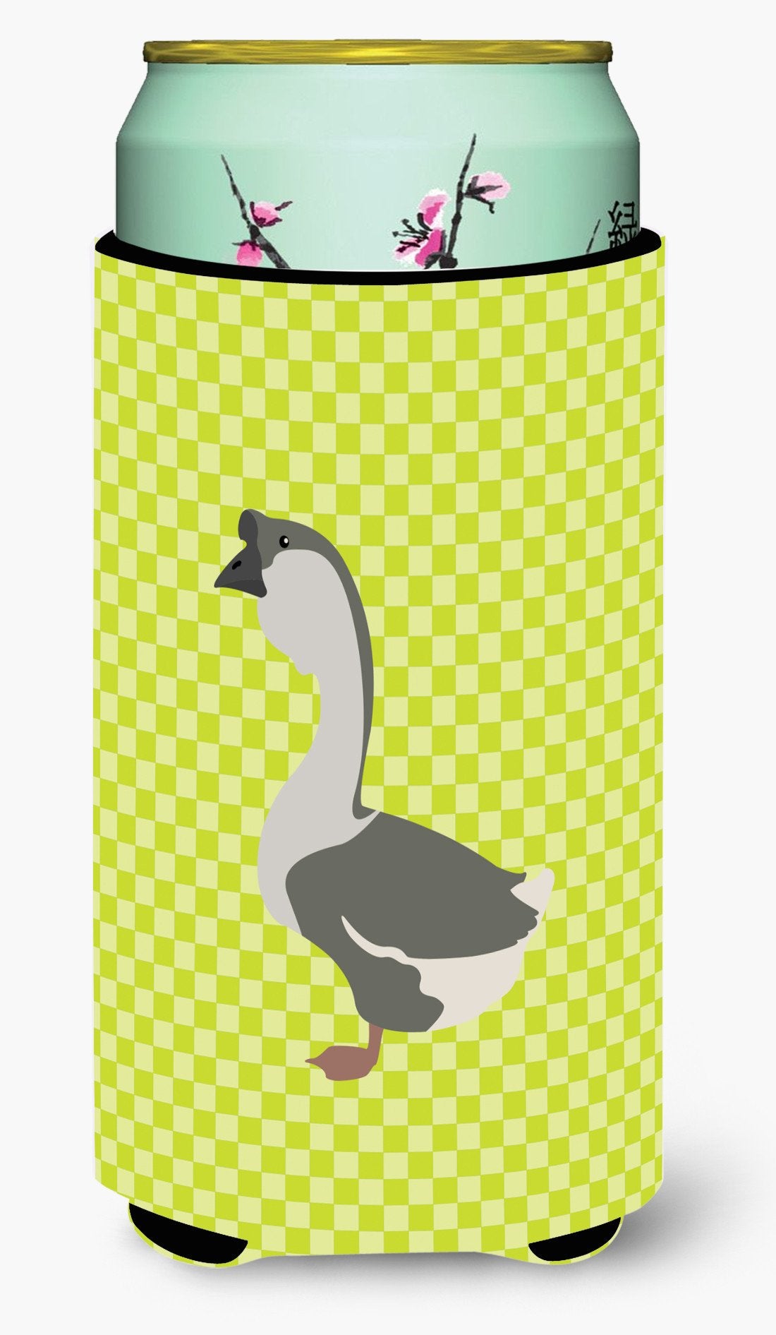 African Goose Green Tall Boy Beverage Insulator Hugger BB7725TBC by Caroline's Treasures
