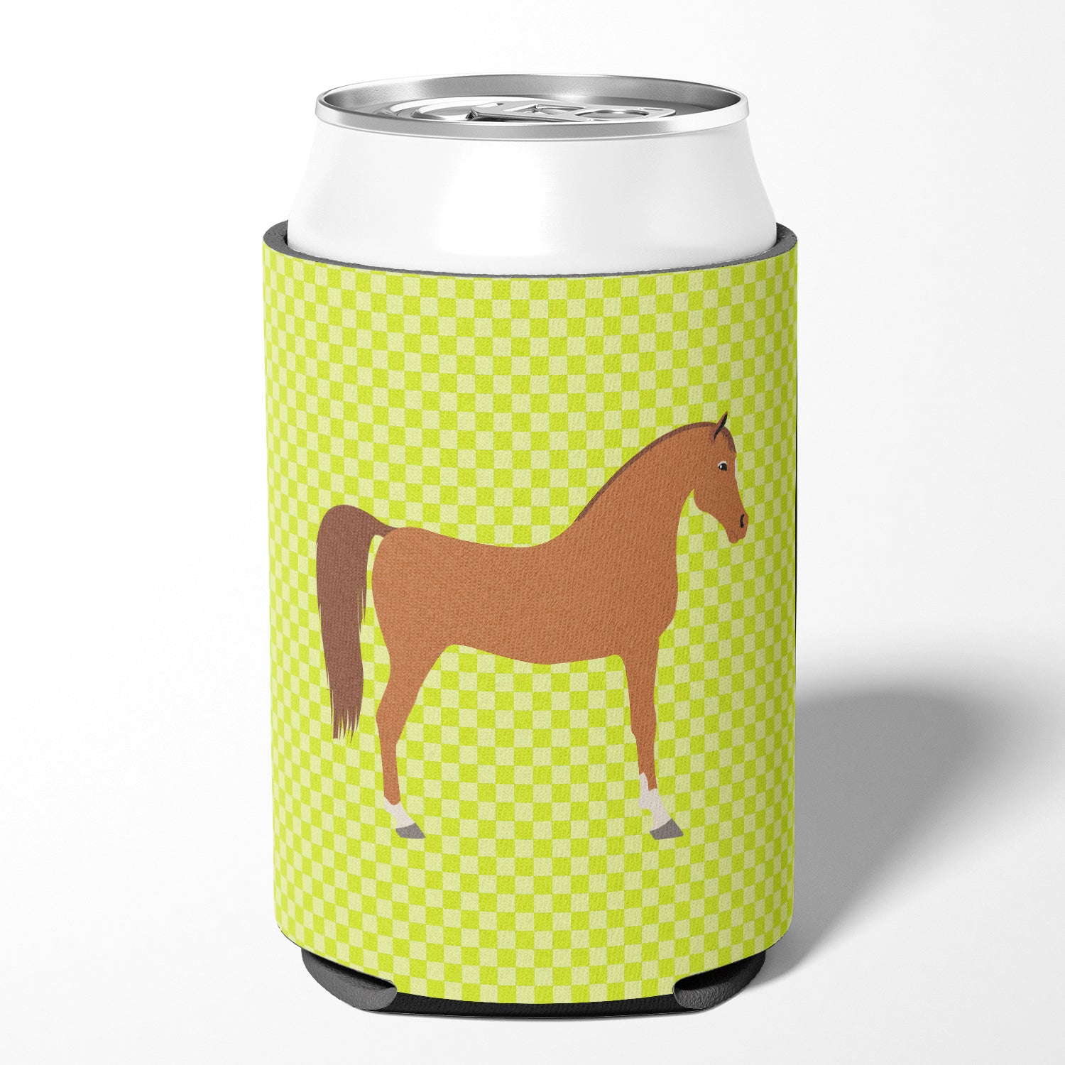 Arabian Horse Green Can or Bottle Hugger BB7737CC