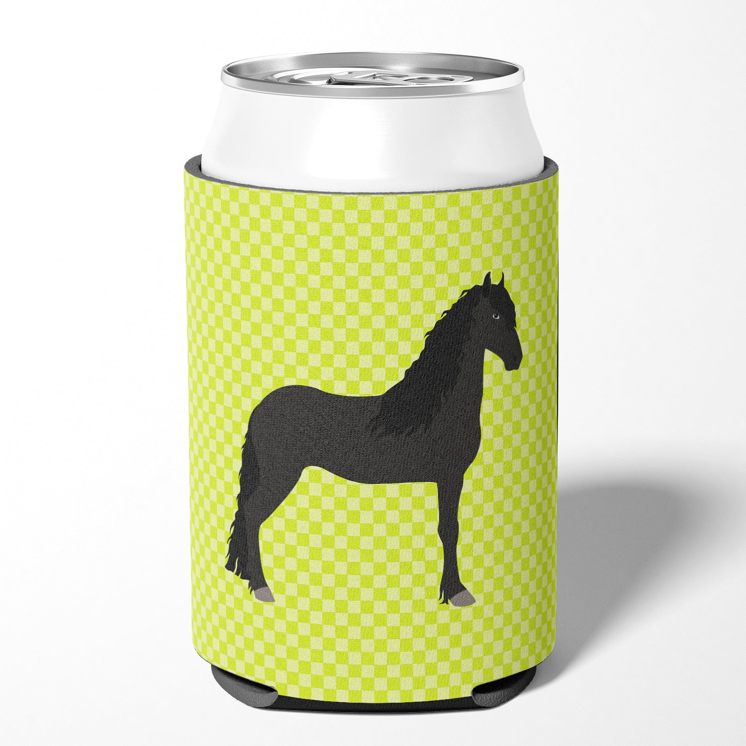 Friesian Horse Green Can or Bottle Hugger BB7741CC