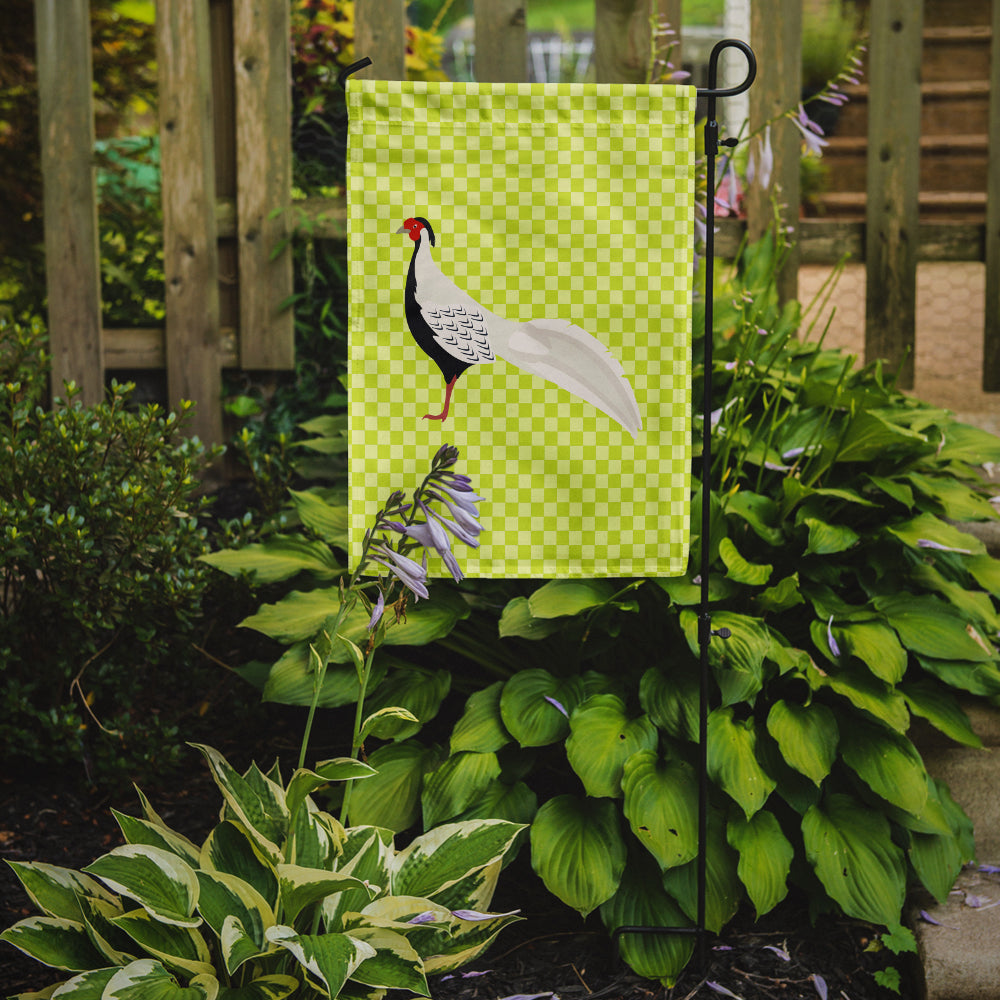 Silver Pheasant Green Flag Garden Size