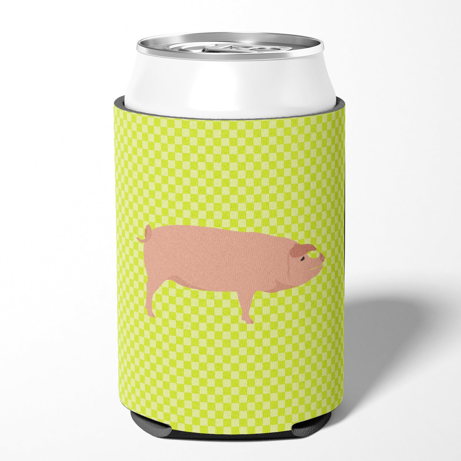American Landrace Pig Green Can or Bottle Hugger BB7758CC