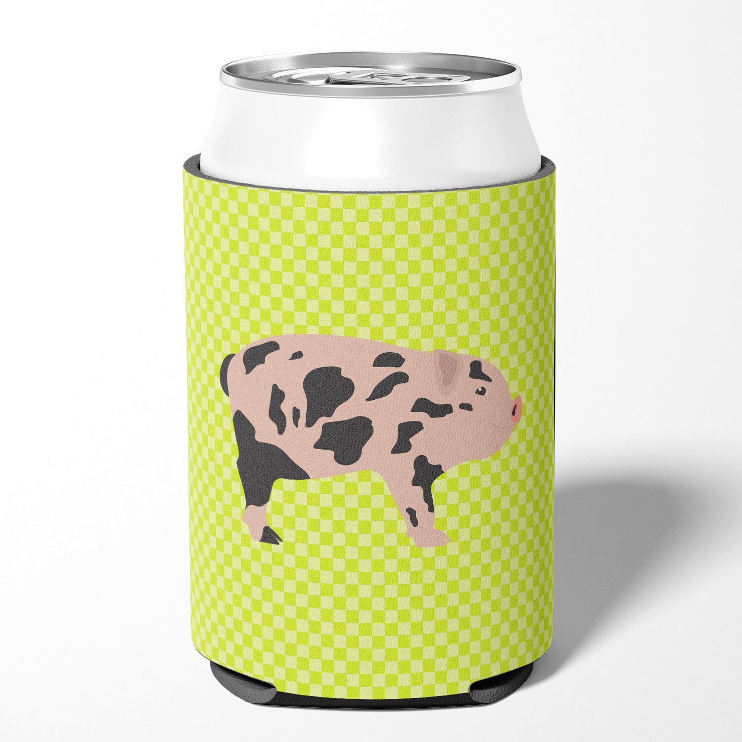 Mini Miniature Pig Green Can or Bottle Hugger BB7761CC
