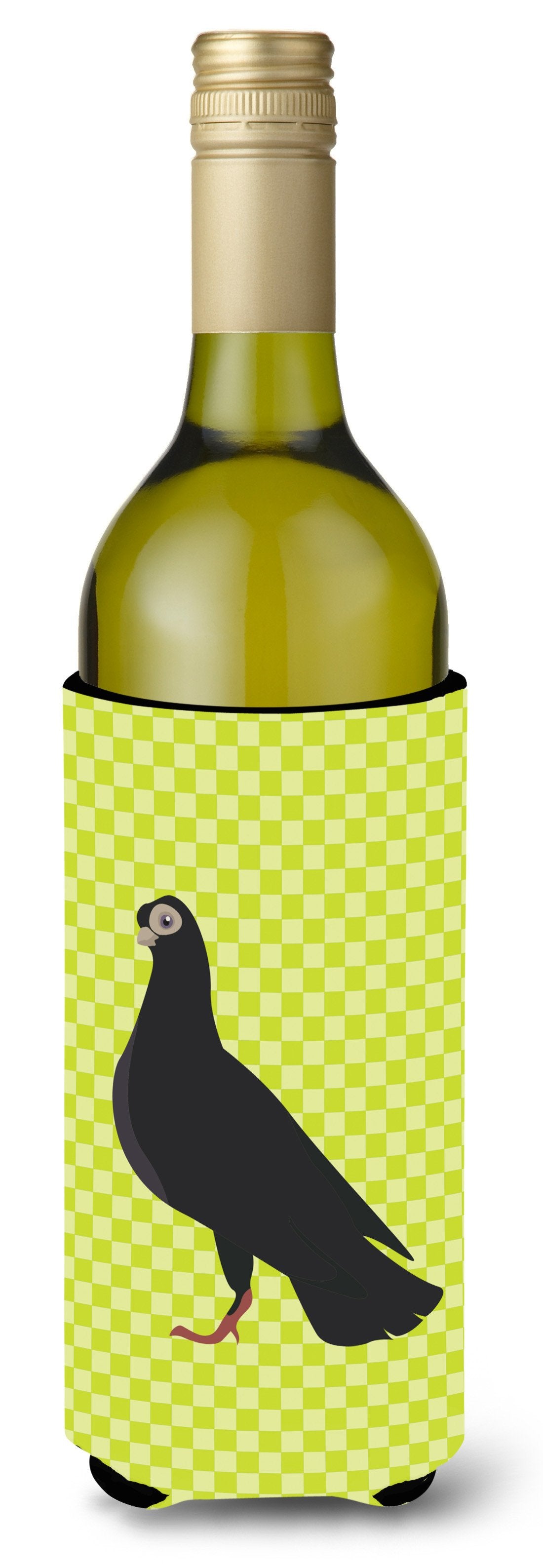 Budapest Highflyer Pigeon Green Wine Bottle Beverge Insulator Hugger BB7773LITERK by Caroline's Treasures