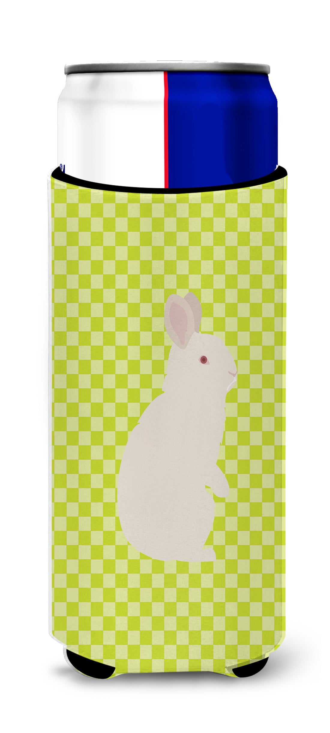 New Zealand White Rabbit Green  Ultra Hugger for slim cans