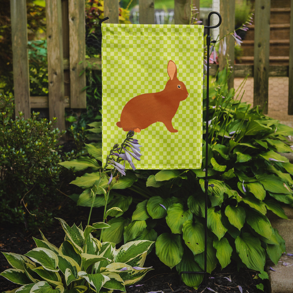 Rex Rabbit Green Flag Garden Size