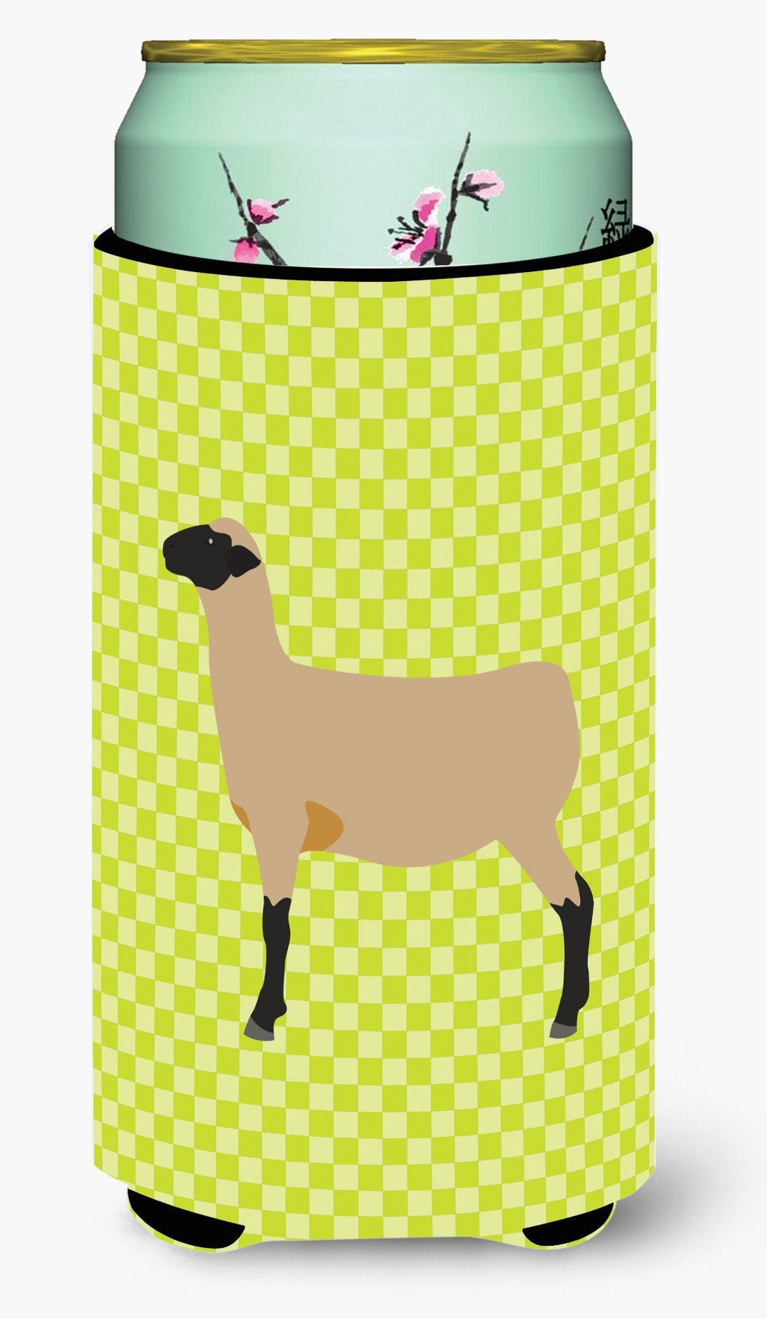 Hampshire Down Sheep Green Tall Boy Beverage Insulator Hugger BB7802TBC by Caroline's Treasures