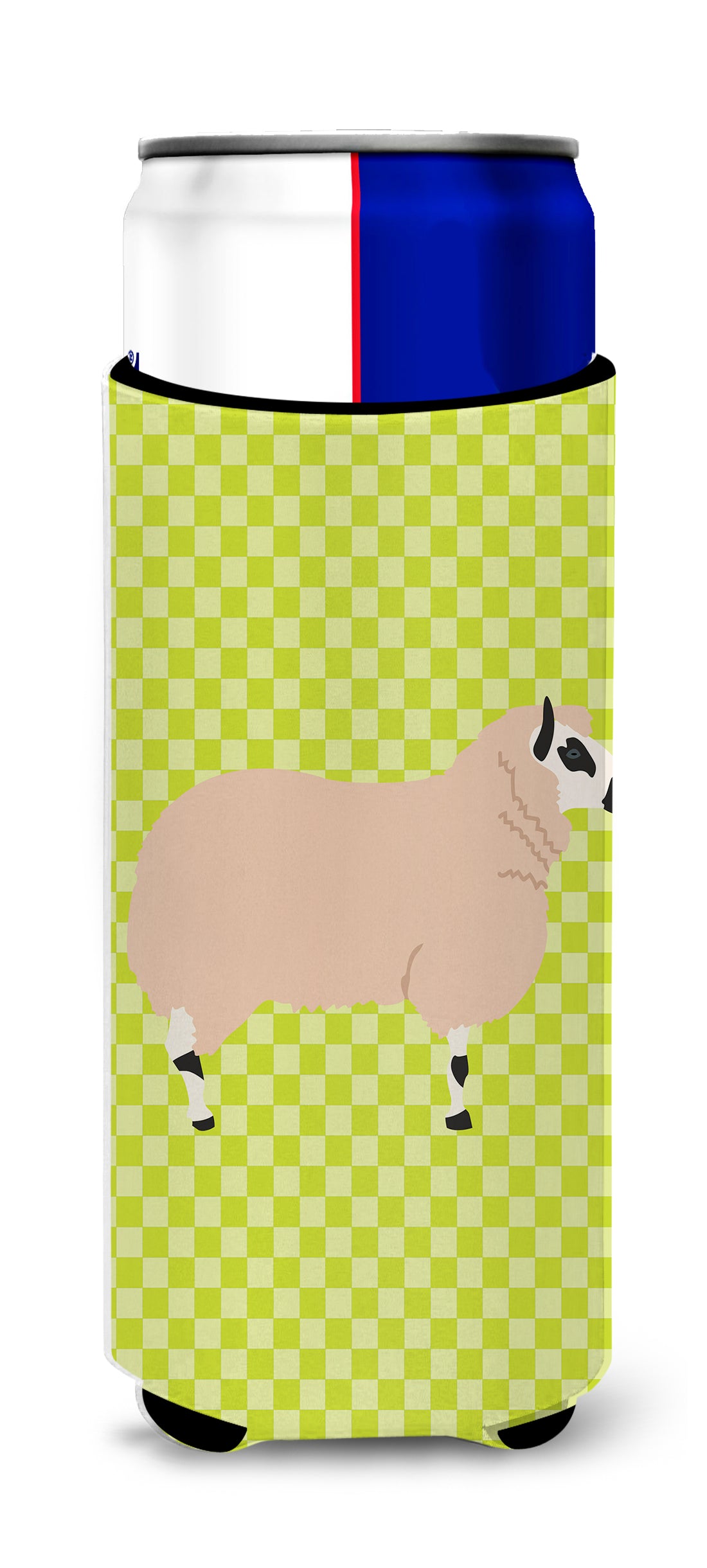 Kerry Hill Sheep Green  Ultra Hugger for slim cans