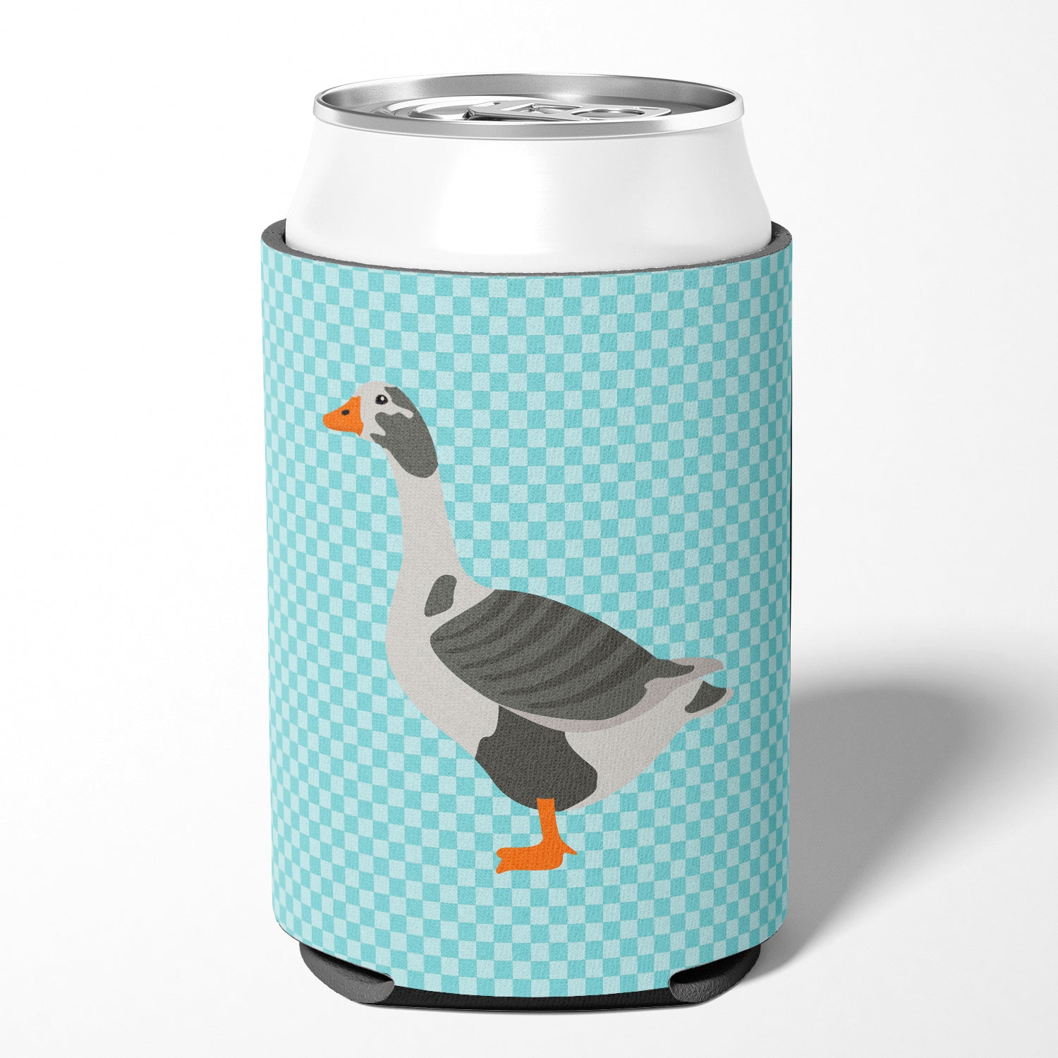 West of England Goose Blue Check Can or Bottle Hugger BB8069CC