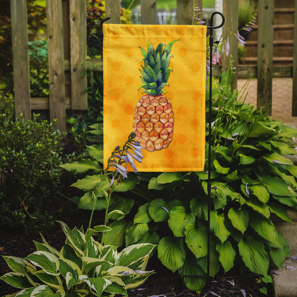 Pineapple Yellow Polkadot Flag Garden Size BB8192GF