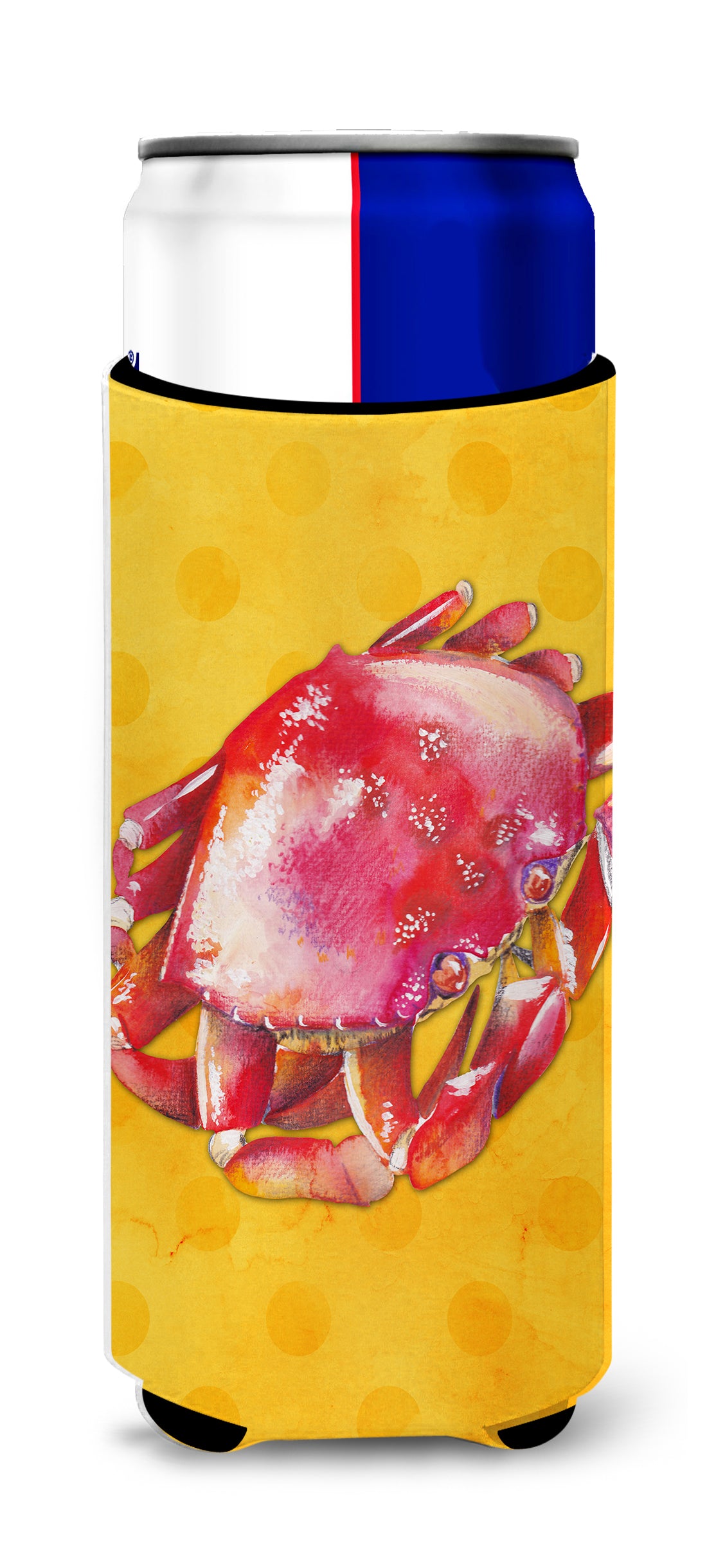 Crab Yellow Polkadot  Ultra Hugger for slim cans BB8267MUK