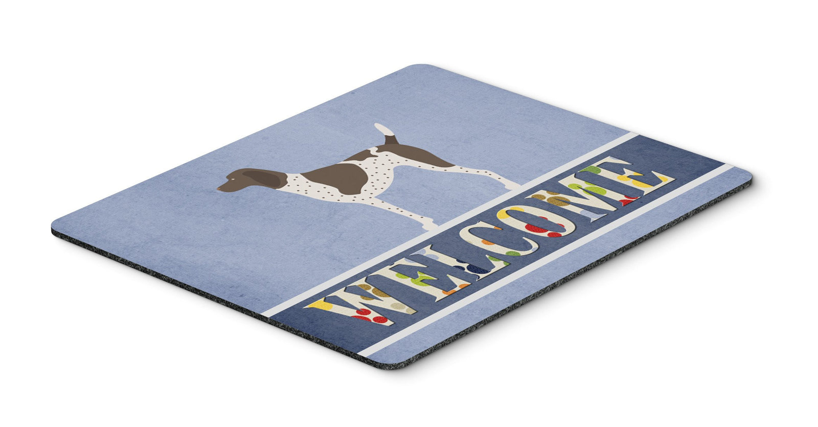 German Shorthaired Pointer Welcome Mouse Pad, Hot Pad or Trivet BB8283MP by Caroline's Treasures