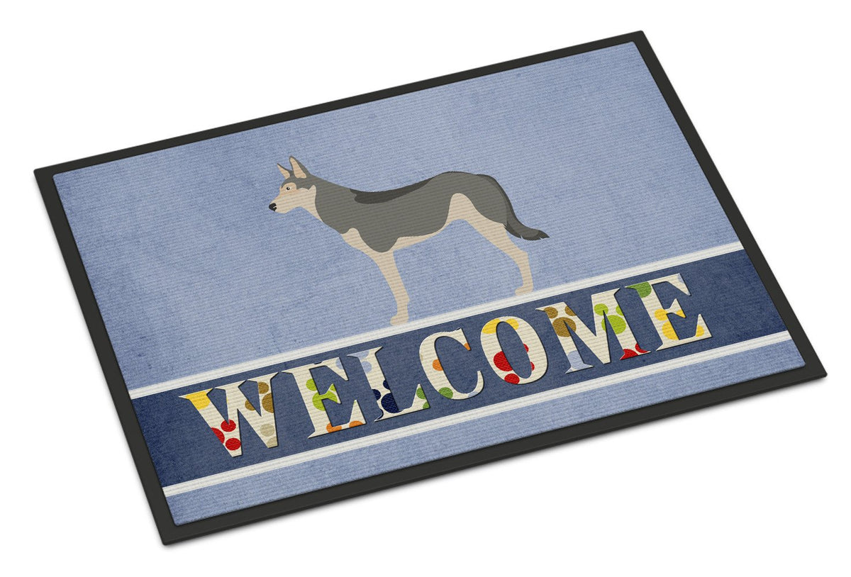 Saarloos Wolfdog Welcome Indoor or Outdoor Mat 24x36 BB8296JMAT by Caroline&#39;s Treasures