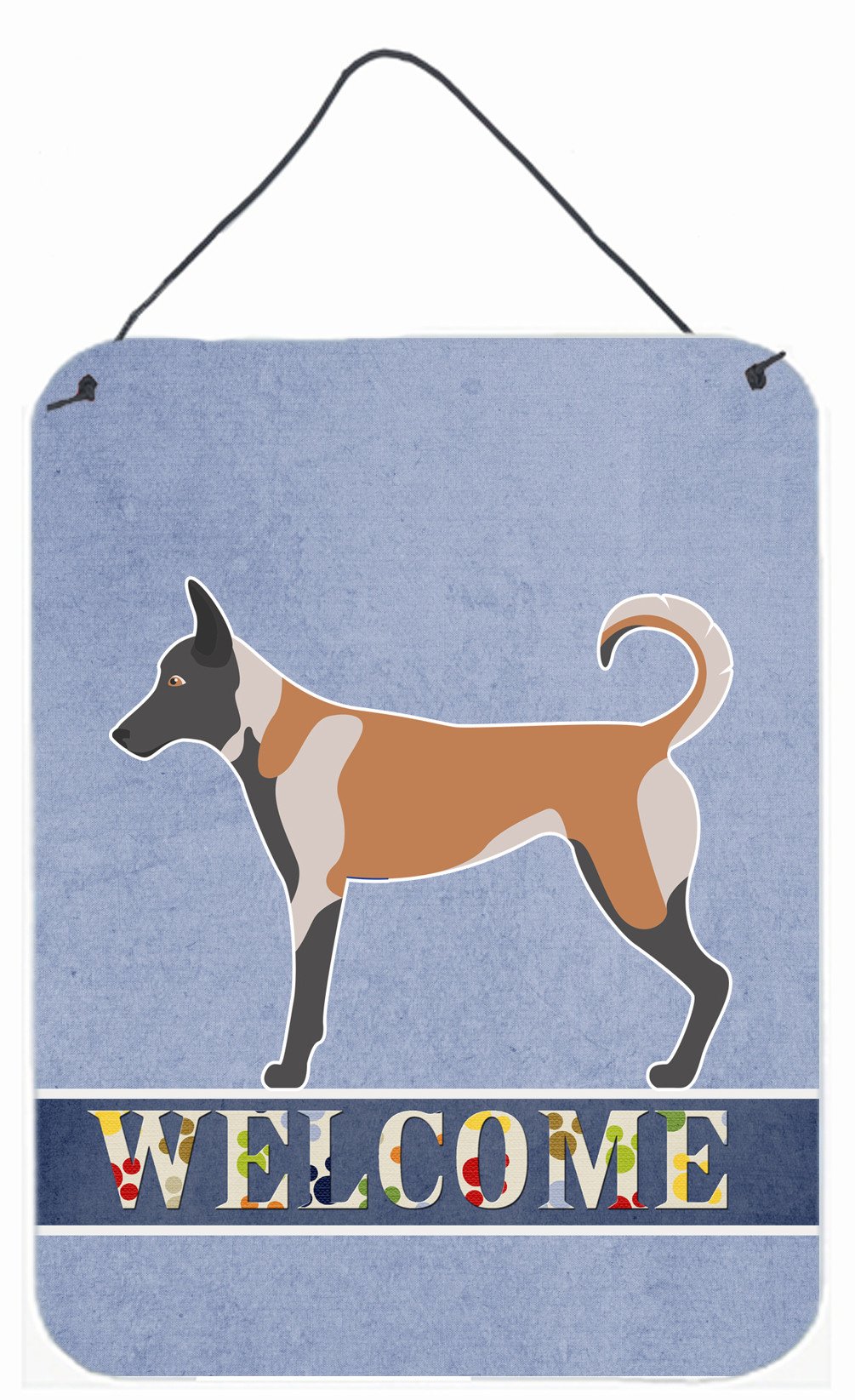 Malinois Welcome Wall or Door Hanging Prints BB8299DS1216 by Caroline's Treasures