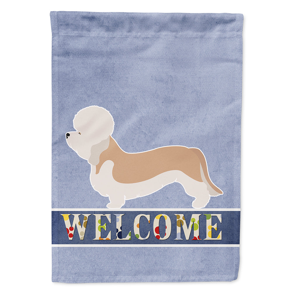 Dandie Dinmont Terrier Welcome Flag Canvas House Size BB8312CHF