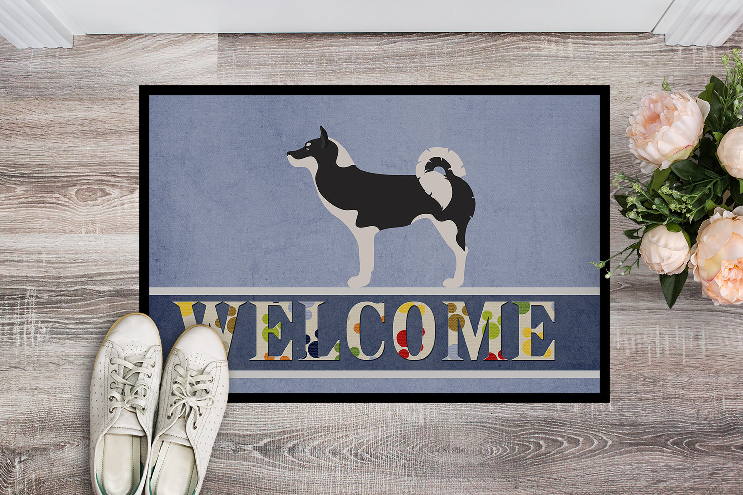 Greenland Dog Welcome Indoor or Outdoor Mat 18x27 BB8338MAT - the-store.com