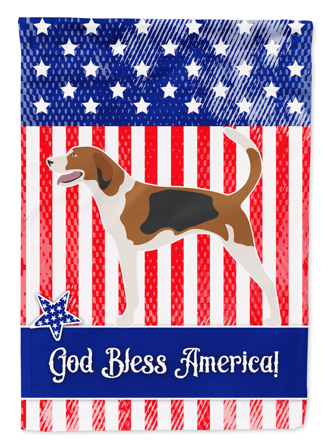 American Foxhound American Flag Garden Size BB8352GF