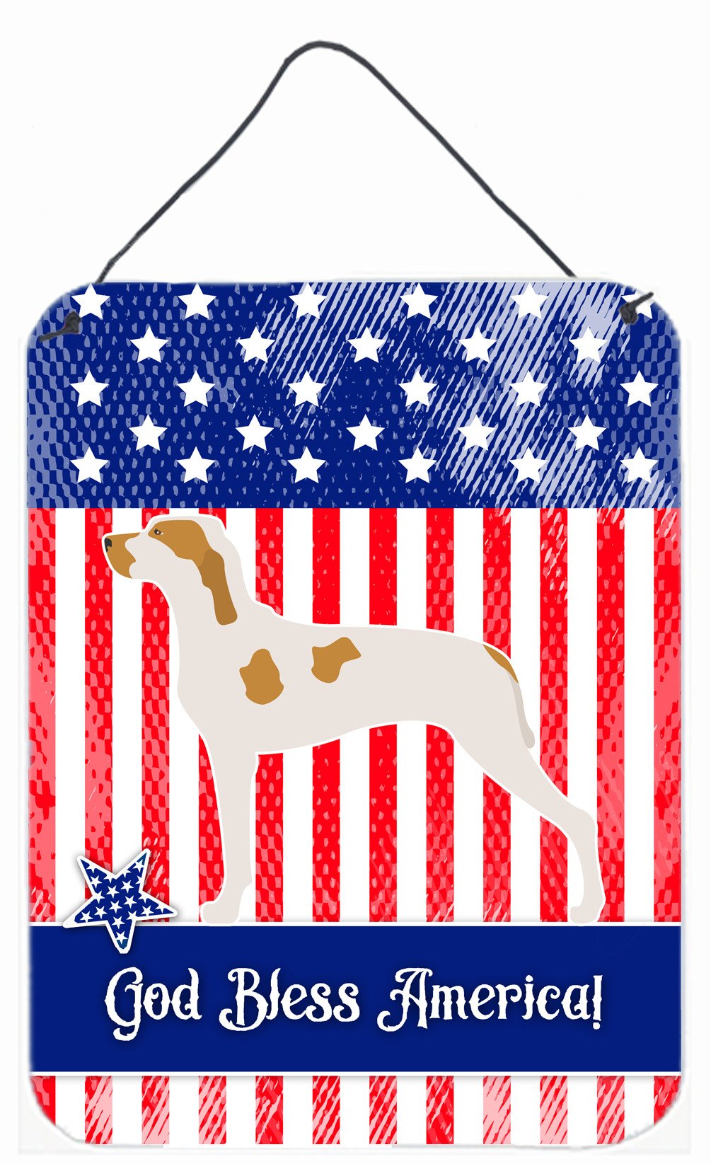 Ariege Pointer American Wall or Door Hanging Prints BB8353DS1216 by Caroline&#39;s Treasures