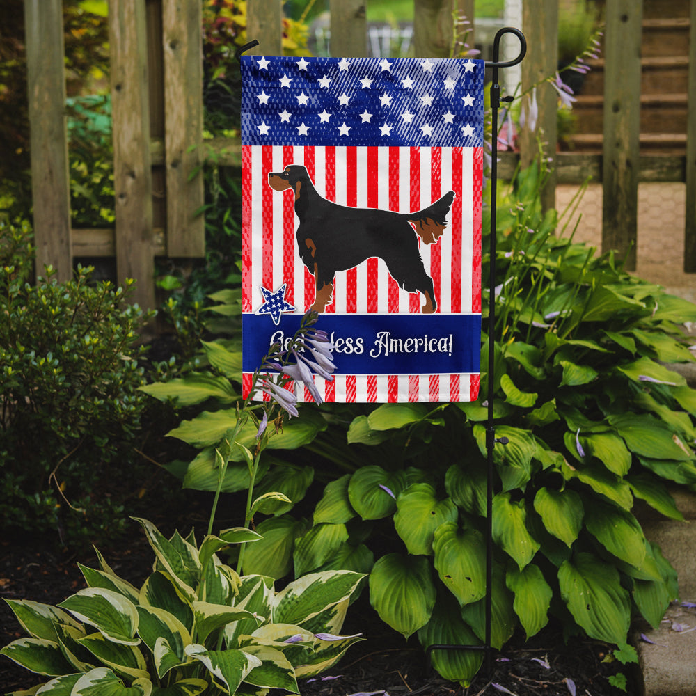 Gordon Setter American Flag Garden Size BB8355GF
