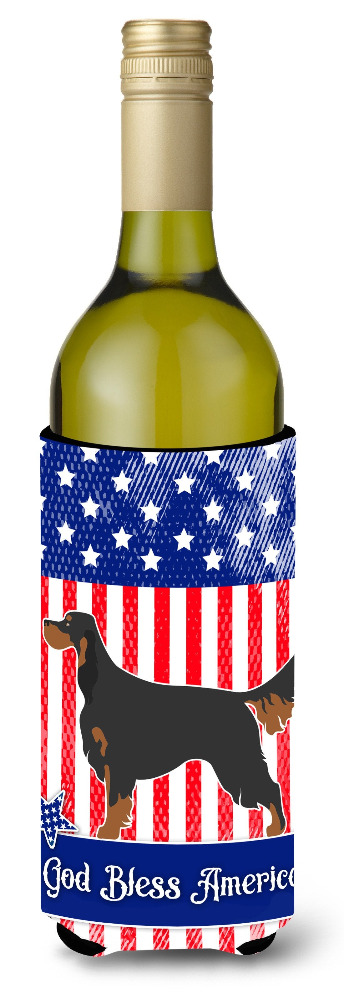 Gordon Setter American Wine Bottle Beverge Insulator Hugger BB8355LITERK by Caroline's Treasures