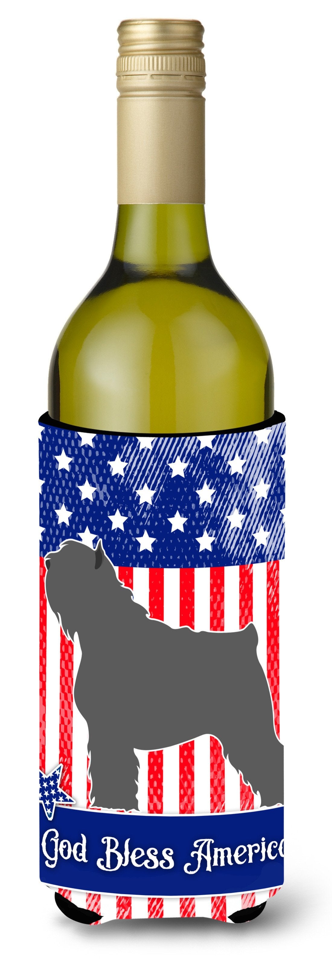 Bouvier des Flandres American Wine Bottle Beverge Insulator Hugger BB8383LITERK by Caroline's Treasures