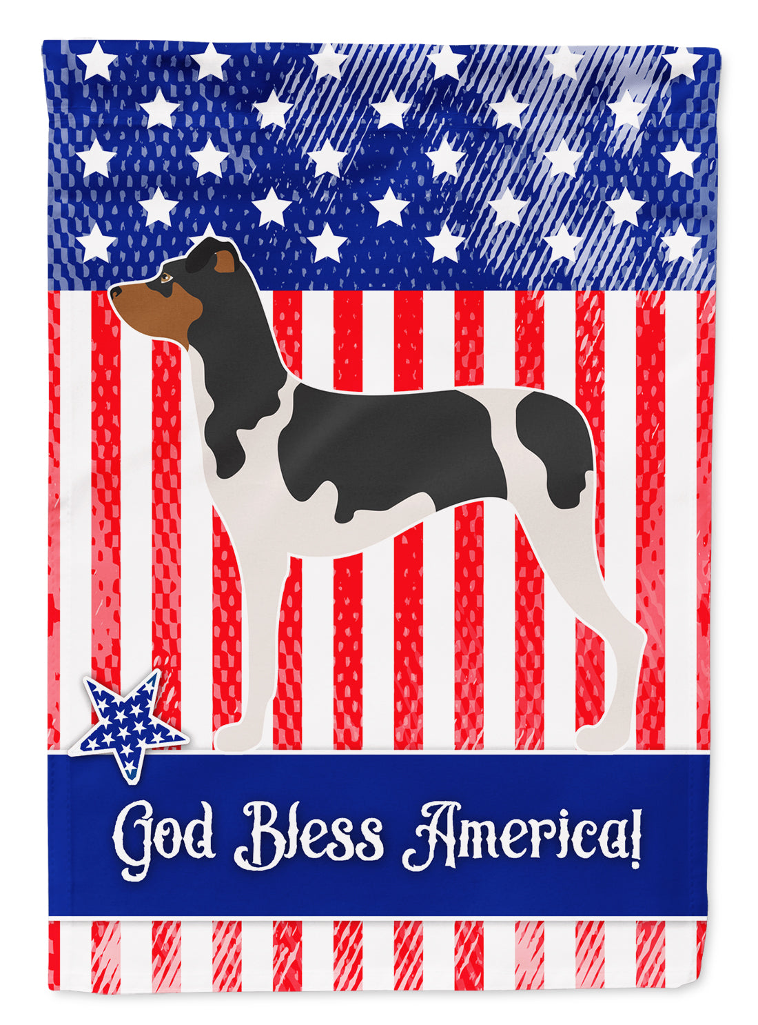 Brazilian Terrier American Flag Garden Size BB8396GF