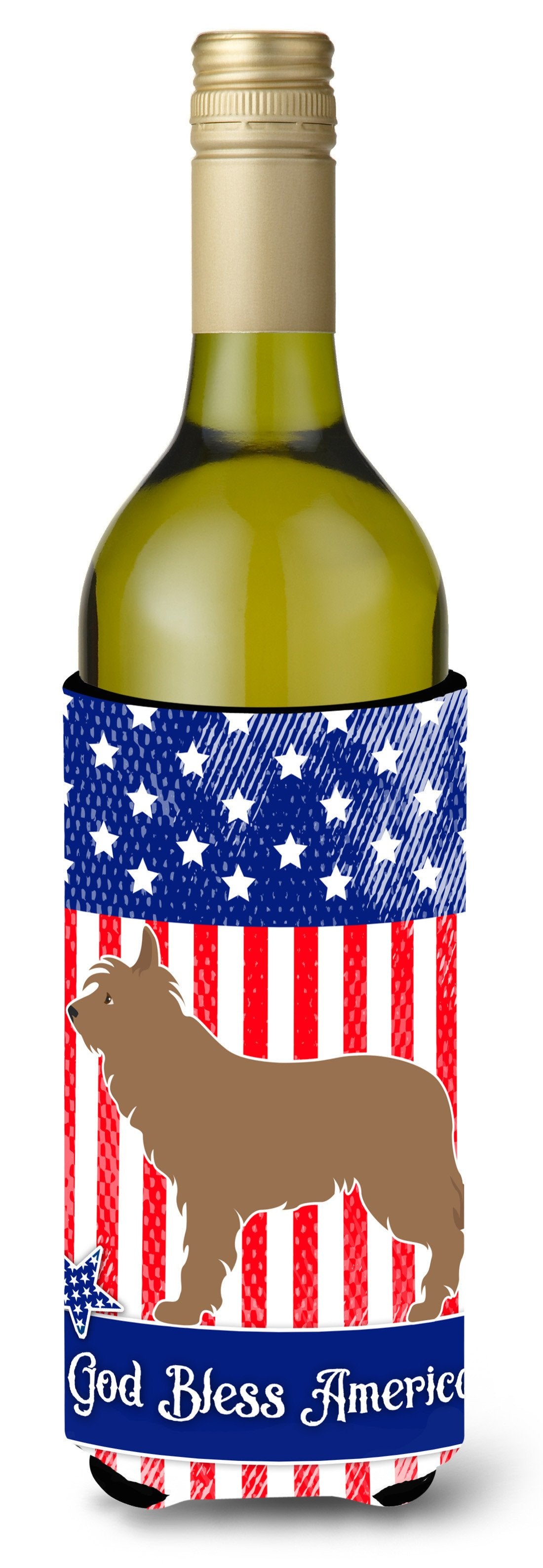 Berger Picard American Wine Bottle Beverge Insulator Hugger BB8402LITERK by Caroline&#39;s Treasures