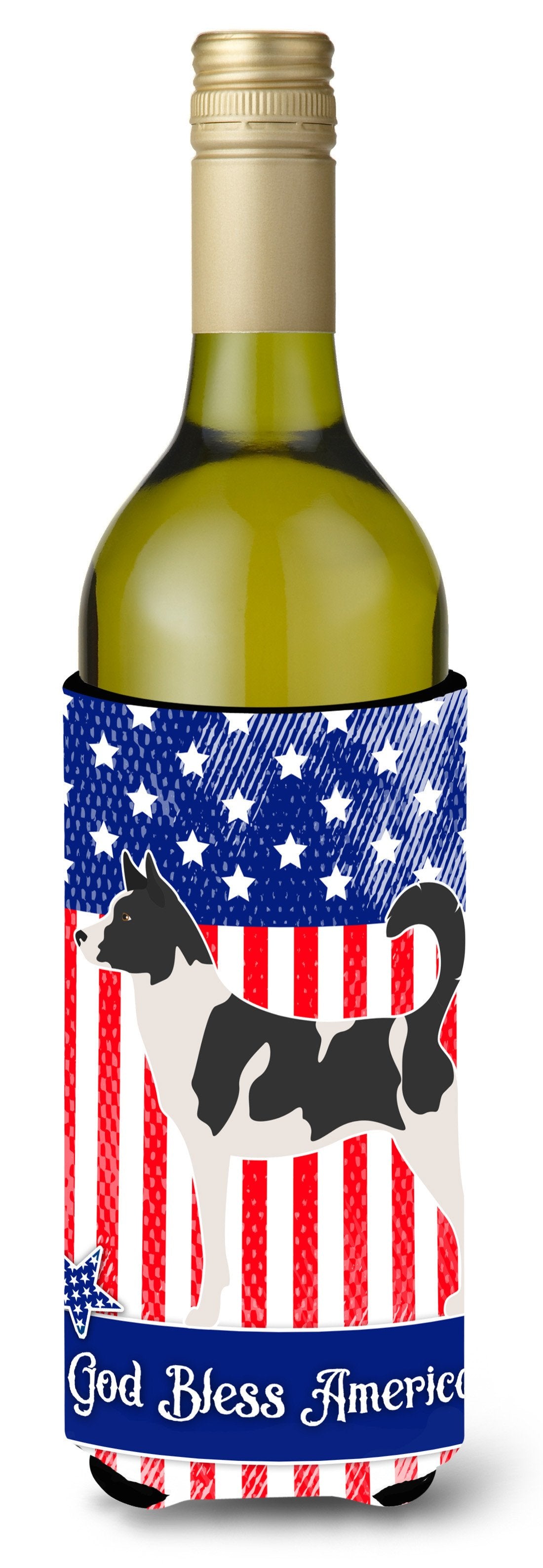 Canaan Dog American Wine Bottle Beverge Insulator Hugger BB8410LITERK by Caroline&#39;s Treasures