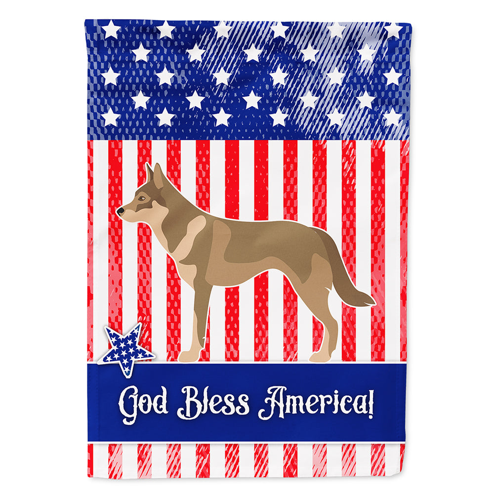 Czechoslovakian Wolfdog American Flag Canvas House Size BB8416CHF