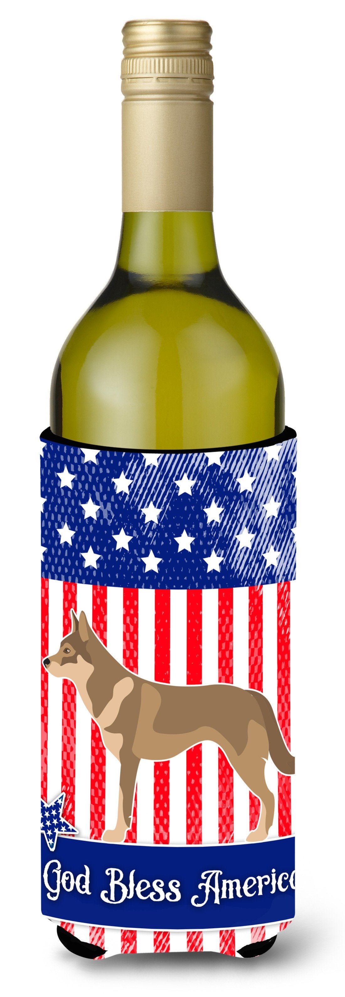 Czechoslovakian Wolfdog American Wine Bottle Beverge Insulator Hugger BB8416LITERK by Caroline's Treasures