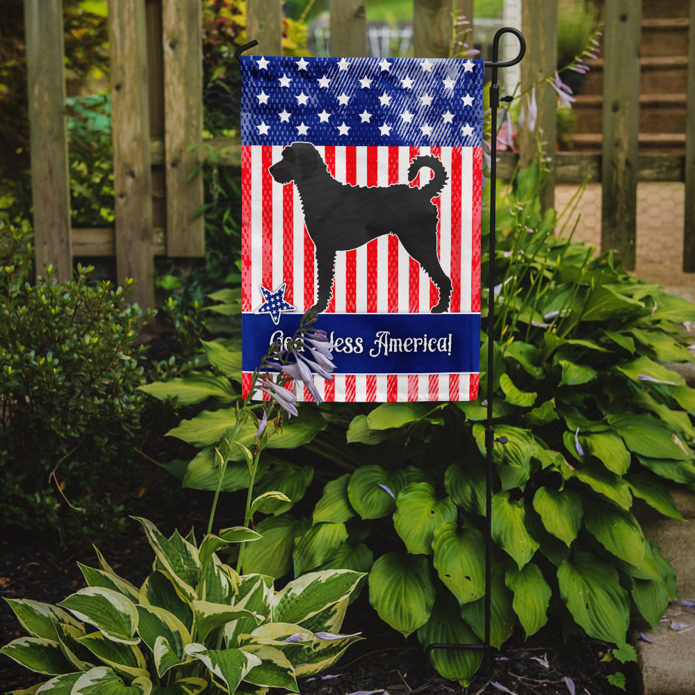 Labradoodle American Flag Garden Size BB8418GF