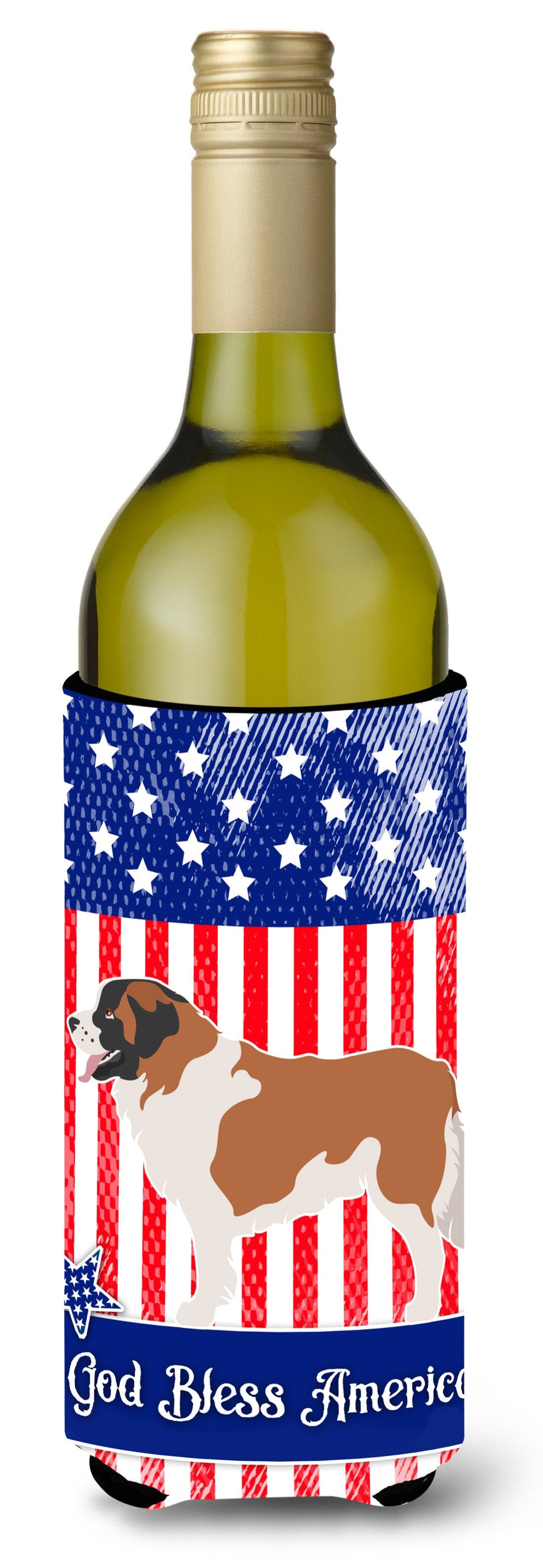 Moscow Watchdog American Wine Bottle Beverge Insulator Hugger BB8422LITERK by Caroline's Treasures