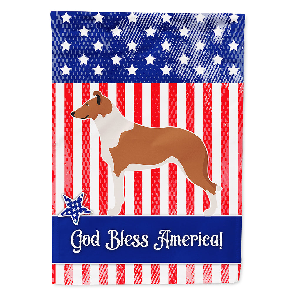 Smooth Collie American Flag Canvas House Size BB8423CHF