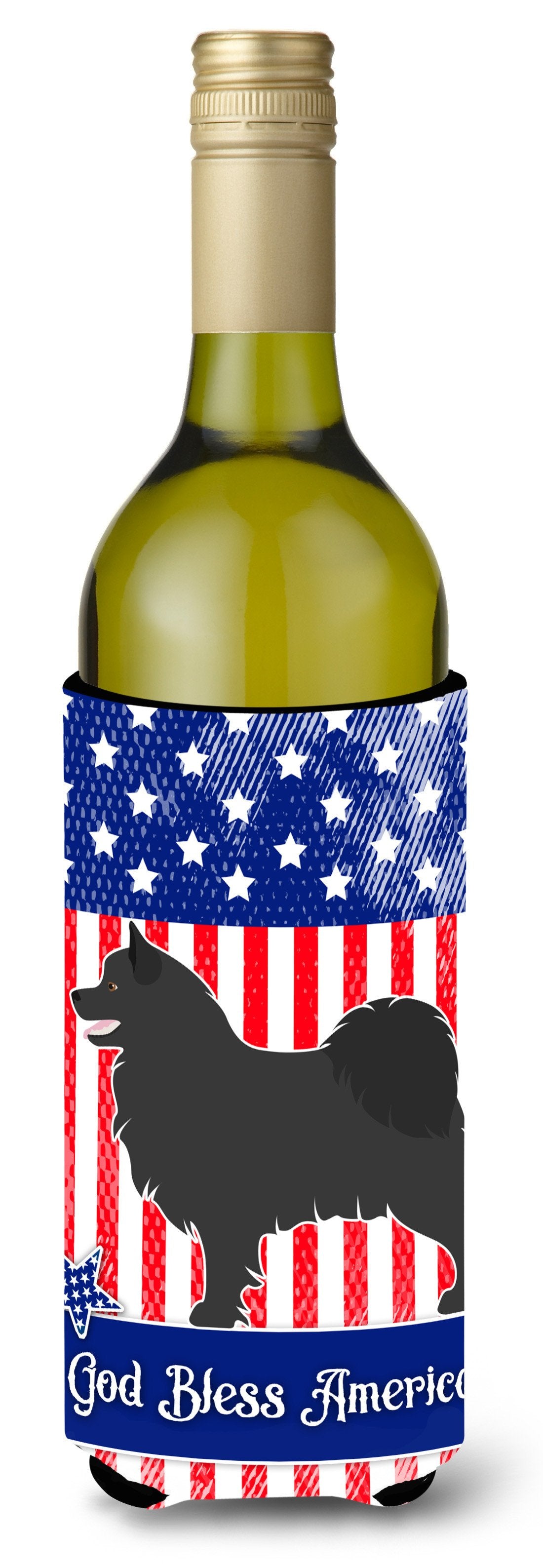 Swedish Lapphund American Wine Bottle Beverge Insulator Hugger BB8428LITERK by Caroline's Treasures