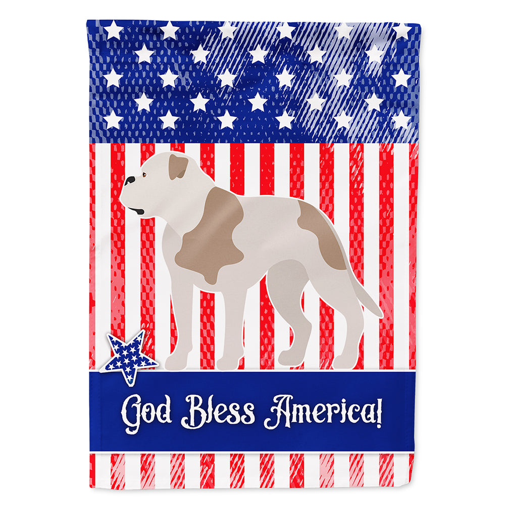 American Bulldog American Flag Canvas House Size BB8429CHF