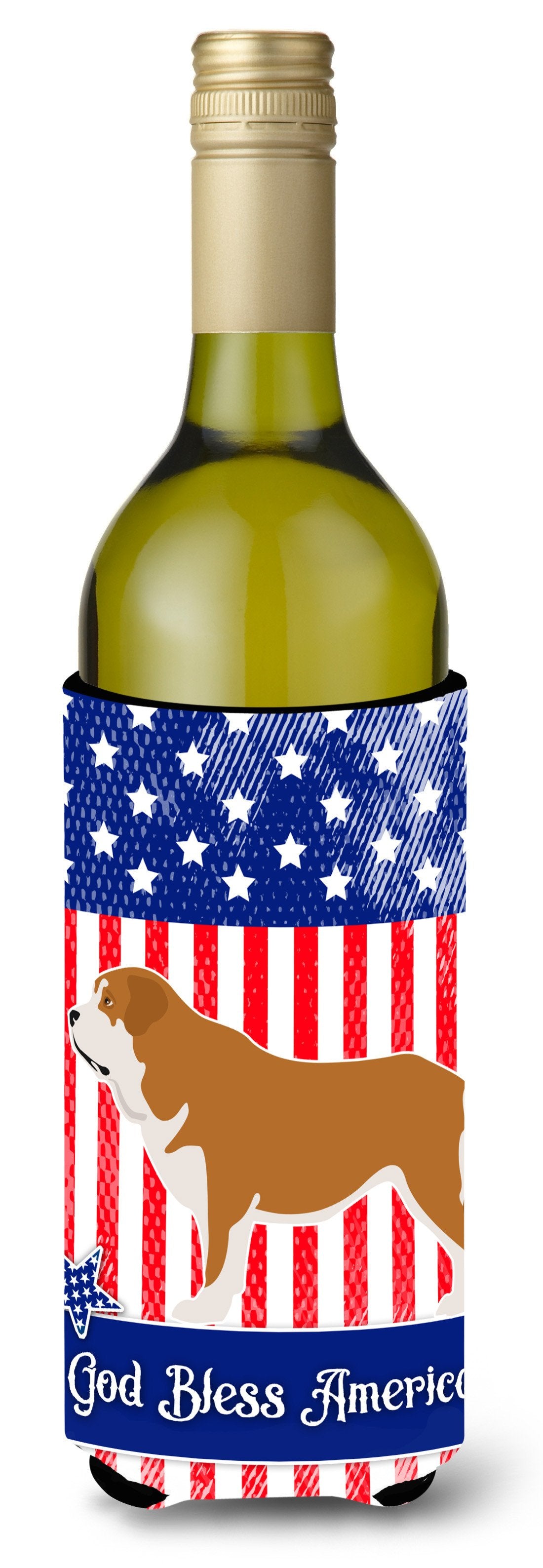 Mastin Epanol Spanish Mastiff American Wine Bottle Beverge Insulator Hugger BB8430LITERK by Caroline&#39;s Treasures